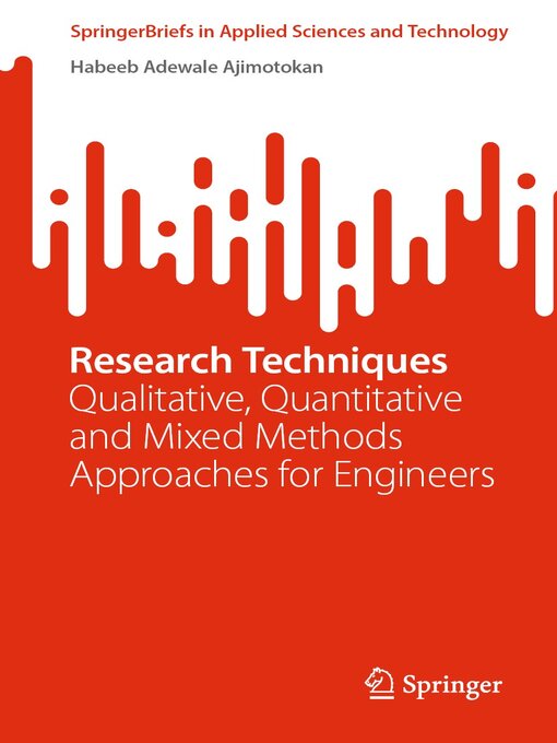 Title details for Research Techniques by Habeeb Adewale Ajimotokan - Available